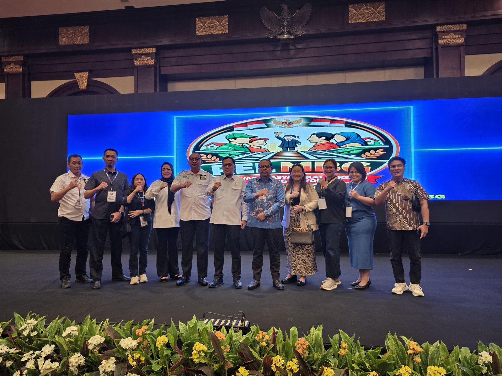 Menghadiri Pelantikan Dewan Pimpinan Nasional REL MBG
